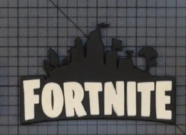 Handmade Fortnite Logo Edible Cake Decoration