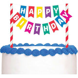Happy Birthday Bunting Cake Topper Artwrap