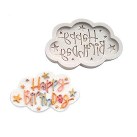 Happy Birthday Plaque Silicone Mould