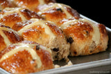 Home Made Hot Cross Buns (Half Dozen) Available during Covid 19 toys&parties.co.nz