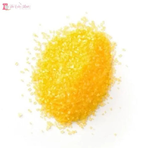 Yellow Sanding Sugar 40gm Pot. Sprinkles!