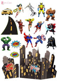 Marvel Superheroes Edible Premium Wafer Paper Cake Topper The Cake Mixer
