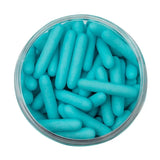 Matte Tiffany Blue Edible Candy Rods 70gm Sprinks