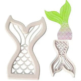 Mermaid Tail Cutter Set - 2 Piece The Cake Mixer