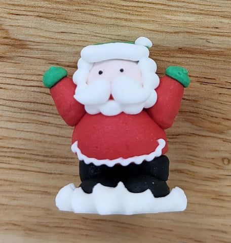 Mini 3D Santa Edible Xmas Decoration