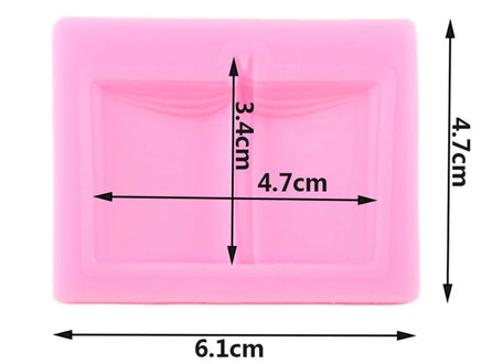 Mini Book Silicone Mould