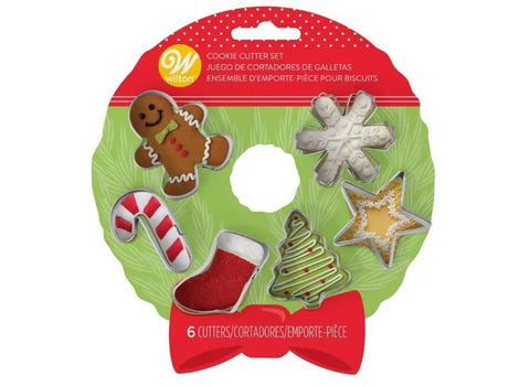 Mini Xmas Wreath Cookie Cutter Set