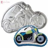 Motorbike Cake Tin Hire toys&parties.co.nz