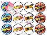 Nerf Cupcake Toppers x12 The Cake Mixer