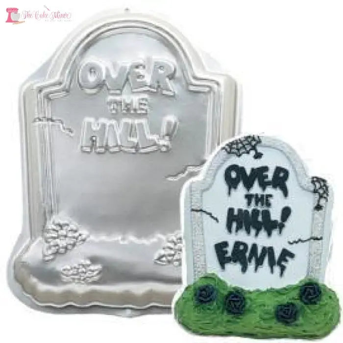 Over The Hill Tombstone Cake Tin Hire toys&parties.co.nz