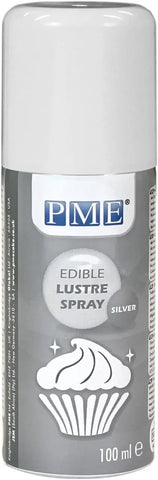 PME Edible Silver Lustre Spray