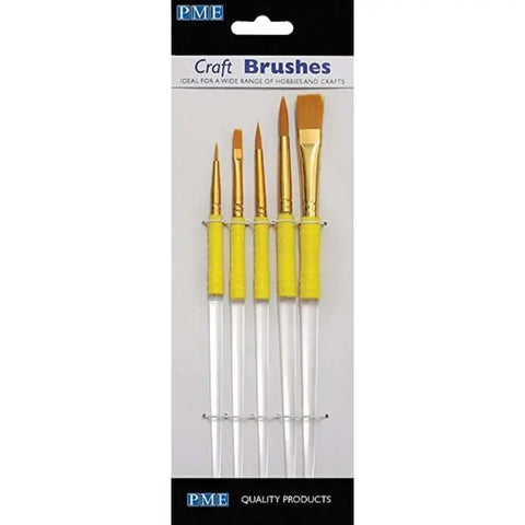PME Foodsafe Craft Brushes - Set of 5