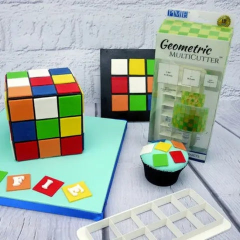 PME Geometric Square Cutter Set - 3 Piece