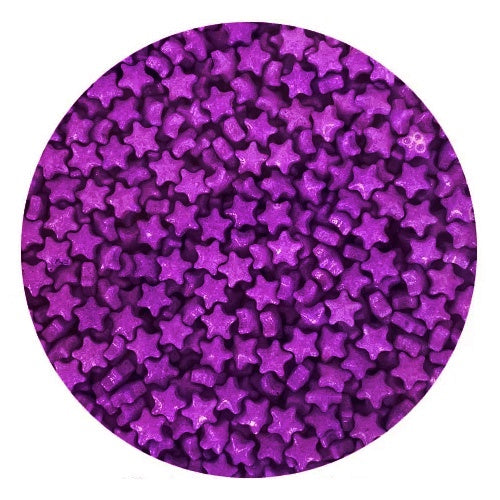 Edible Purple Star Sprinkles 7mm Sprink'd