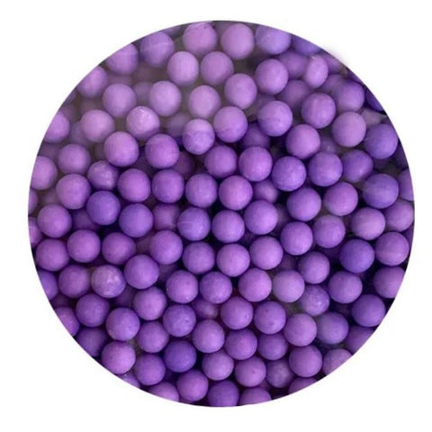 Edible Purple Sugar Balls 8mm