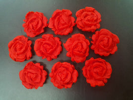Gumpaste Edible Rose Cake Decorations - 25mm