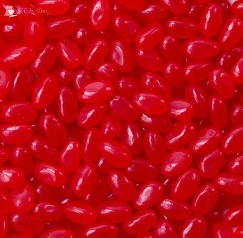 Red Jelly Beans. Single Colour. 100gm Bag