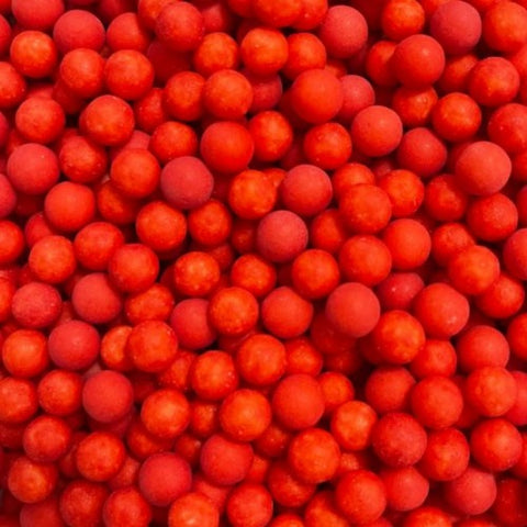 Edible Red Sugar Balls Cachous 8mm