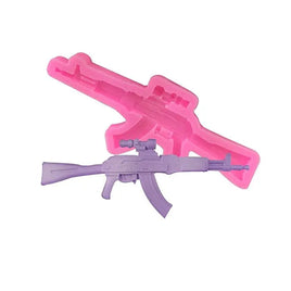 Rifle With Scope Silicone Mould