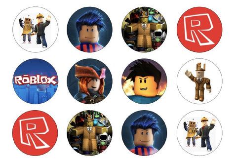 Roblox Cupcake Toppers x12