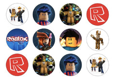 Roblox Cupcake Toppers x12 The Cake Mixer