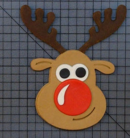 Rudolph Edible Cake Decoration
