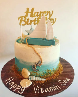 Sailing Theme Cake