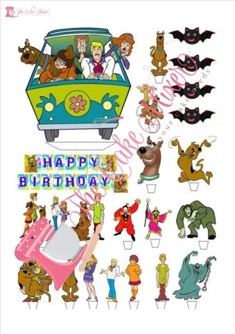 Scooby Doo Edible Premium Wafer Paper Cake Topper