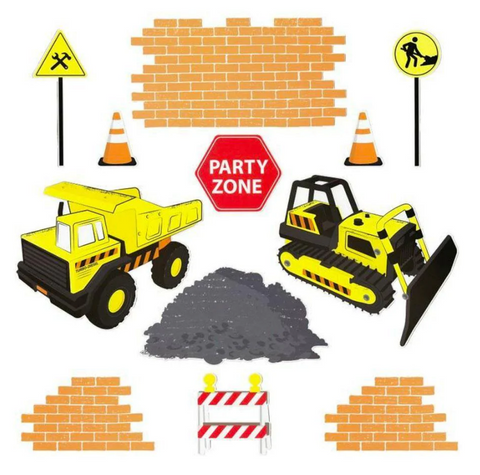 Construction Theme Party Wall Decorations