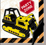 Construction Theme Party Napkins. 20 Pack