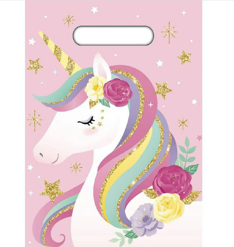 Enchanted Unicorn Party Loot Bags. Adorable!
