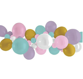 Unicorn Colours Party Balloon Garland. Beautiful