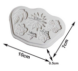 6 Cavity Flower Silicone Mould. Assorted Flowers