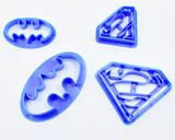 4 Piece Super Hero Cutter Set