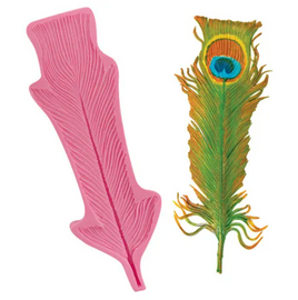 Extra Large Peacock Feather Silicone Mould