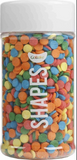 Rainbow confetti 5mm sprinkles by GoBake