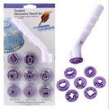 Decorative Fondant Punch Set - 9 Piece