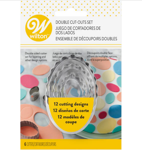 Wilton Oval Double Sided Cutter Set - 6 Piece