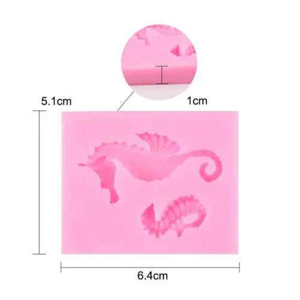 Seahorse Silicone Mould. 2 Sizes