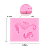 Seahorse Silicone Mould. 2 Sizes The Cake Mixer