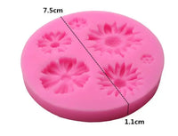 Silicone Multi Size Sunflower Mould
