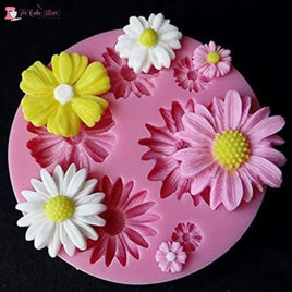 Silicone Multi Size Sunflower Mould