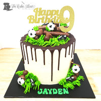 Sports Theme Birthday Cake