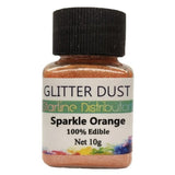 Sparkle Glitter Dust Orange Starline