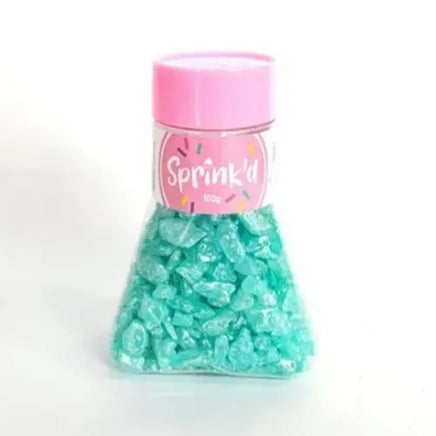 Sprink'd Edible Geode Rocks Teal