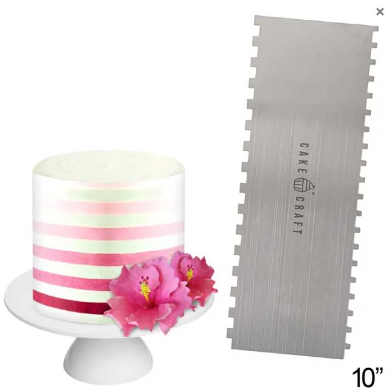 Stripes Buttercream Comb - Stainless Steel Cake Craft