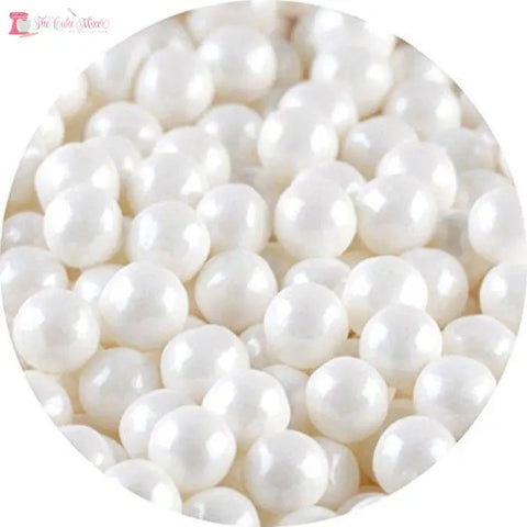 Sugar Pearls 2mm White 40gm