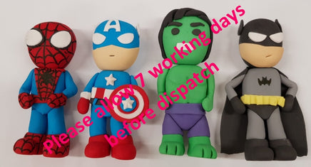 3D Superhero Figurine Gumpaste Cake Decoration