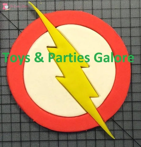 The Flash Edible Cake Decorations x6