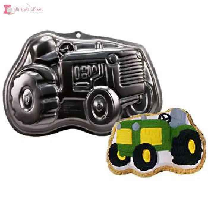 Tractor cake tin top